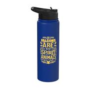 Los halcones son mis animales espirituales Stainless Steel Insulated Water Bottle
