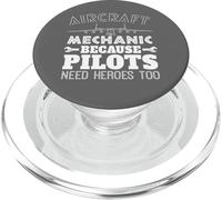 Los héroes mecánicos de Aviones Necesitan Pilotos también aviación PopSockets PopGrip para MagSafe
