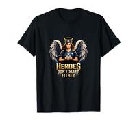 Los héroes no Duermen ni Enfermera Night Shift Angel Camiseta