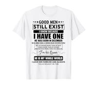 Los Hombres Buenos todavía existen nació en diciembre Divertido cumpleaños Camiseta