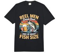Los Hombres de Reel beben Cerveza y mienten sobre el Humor del tamaño de un pez Comfort Colors Adult Heavyweight T-Shirt