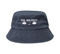 Los Hombres De Verdad Arrasan Unisex Algodón Sombrero del Pescador Casuales Gorro De Pescador Plegable Bucket Hat para Excursionismo Pesca Viaje