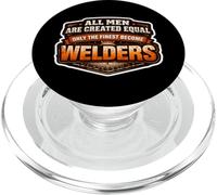 Los Hombres fueron Creados Iguales, Solo los Mejores se convierten en soldadores Divertidos PopSockets PopGrip para MagSafe