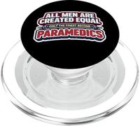Los Hombres fueron Creados Iguales Solo los Mejores se convirtieron en paramédicos EMT PopSockets PopGrip para MagSafe