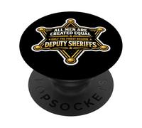 Los Hombres fueron Creados Iguales, Solo los Mejores se convirtieron en Sheriff Adjunto PopSockets PopGrip Adhesivo