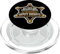 Los Hombres fueron Creados Iguales, Solo los Mejores se convirtieron en Sheriff Adjunto PopSockets PopGrip para MagSafe