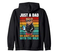Los hombres guays son solo un papá que siempre volvía con la leche Sudadera con Capucha
