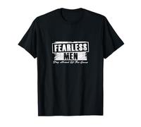 Los Hombres intrépidos se adelantan al Juego Bold Motivational Camiseta