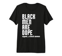Los Hombres Negros Son Drogas Mes de la Historia Negra Juneteenth Mujeres Camiseta Premium