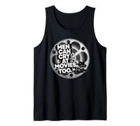 Los Hombres Pueden Llorar en Las películas Too B&W Classic Film Reel Canister Camiseta sin Mangas