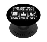 LOS HOMBRES QUIERE SEXO PopSockets PopGrip Adhesivo