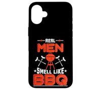 Los Hombres Reales huelen a Barbacoa Carcasa para iPhone 16 Plus