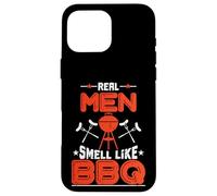 Los Hombres Reales huelen a Barbacoa Carcasa para iPhone 16 Pro MAX