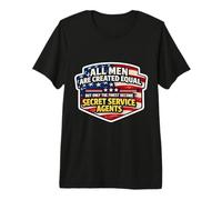 Los Hombres Son Iguales, Solo los Mejores se convierten en Agentes del Servicio Secreto Camiseta Premium