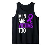 Los hombres son víctimas Abuso narcisista Concientización sobre la violencia doméstica Camiseta sin Mangas