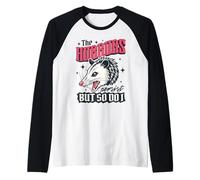 Los horrores persisten Pero también lo Hago Divertidos Regalos de zarigüeya Enojada Camiseta Manga Raglan