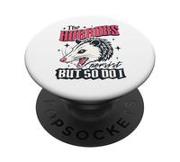Los horrores persisten Pero también lo Hago Divertidos Regalos de zarigüeya Enojada PopSockets PopGrip Adhesivo