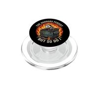Los horrores persisten, Pero yo también lo Hago Divertido Fuego del contenedor de Basura de zarigüeya PopSockets PopGrip para MagSafe