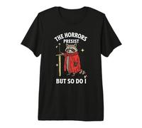 Los horrores persisten, Pero yo también lo Hago Divertido Mapache del Tarot Salvaje Camiseta Premium