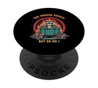 Los horrores persisten, pero yo también lo hago divertido Meme de contenedor de mapaches PopSockets PopGrip Adhesivo