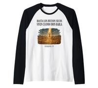 Los Huesos Secos Cobran Vida a través de la Palabra de Dios Ezequiel 37 Christian Camiseta Manga Raglan