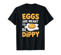Los Huevos están destinados a ser Dippy Funny Pittsburgh Food Yinzer Camiseta