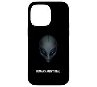 Los humanos divertidos extraterrestres no son un verdadero OVNI Sarcástico Conspiración Broma Carcasa para iPhone 14 Pro Max
