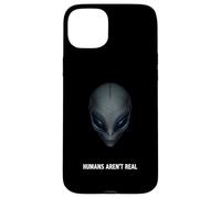 Los humanos divertidos extraterrestres no son un verdadero OVNI Sarcástico Conspiración Broma Carcasa para iPhone 15 Plus