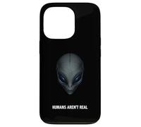 Los humanos divertidos extraterrestres no son un verdadero OVNI Sarcástico Conspiración Broma Carcasa para iPhone 13 Pro