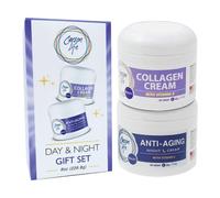 Los humectantes de Carson Life Day and Night For Face - Set de crema de da y crema de noche exclusivo - crema de colgeno y crema de noche para