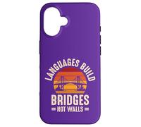 Los Idiomas construyen Puentes, no muros Carcasa para iPhone 16
