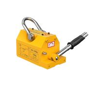 Los imanes de elevación de alta resistencia están equipados con grandes ganchos a presión con anillo en U con liberación, con manija, for levantar equipos de materiales.(2 Ton)