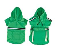 Los impermeables para mascotas de tamaño pequeño a mediano son reflectantes y pueden ser remolcados por perros. La ropa para mascotas es un impermeable universal resistente a la suciedad y poncho de