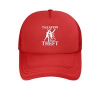 Los Impuestos Son Un Robo. Mujer Hombre Gorras Hip Hop Cómoda Gorra Trucker Suave Snapback Cap para Verano Deporte Aire Libre