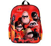 Los Increíbles Family-Mochila Basic, Rojo, 31 x 39 cm, Capacidad 18.2 L