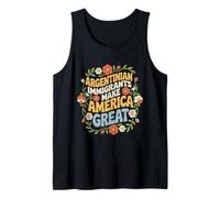 LOS INMIGRANTES Argentinos Hacen Grande A AMÉRICA Camiseta sin Mangas
