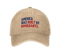 Los Inmigrantes Construyeron Estados Unidos A Favor De La Inmigración Mujer Hombre Sombrero Ajustable Gorras Hip Hop Suave Gorra De Béisbol para Verano Deporte Golf