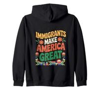 LOS INMIGRANTES del SUDÁFRICA Hacen AMÉRICA Grande Sudadera con Capucha