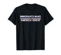 Los inmigrantes hacen de Estados Unidos una gran protesta resisten apoyar a los refugiados Camiseta