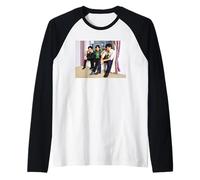 Los Jonas Brothers en Londres promocionando Camp Rock Camiseta Manga Raglan