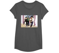 Los Jonas Brothers en Londres promocionando Camp Rock Camiseta, Niñas, Asfalto, L