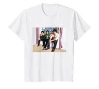 Los Jonas Brothers en Londres promocionando Camp Rock Camiseta, Niños, Blanco, 12 años
