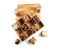 Los juegos de cajas de rompecabezas de madera incluyen rompecabezas cerebrales 3D, rompecabezas de lógica y juegos entrelazados para adultos y adolescentes, un regalo que añadirá diversión a tu