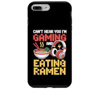 Los Juegos no Pueden oírte Jugar y Comer Ramen Divertido Jugador Carcasa para iPhone 7 Plus/8 Plus