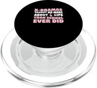 Los K-dramas me enseñaron más sobre la vida que la escuela nunca lo hizo genial PopSockets PopGrip para MagSafe