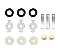 Los kits de reparación de trompeta incluyen válvulas de pistón Guía Arandelas de fieltro Válvulas clave Almohadilla de corcho Resorte Pieza de repuesto para trompeta Piezas de mantenimiento de de