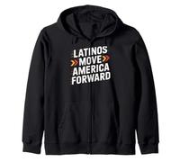 Los Latinos impulsan el Mes de la Herencia hispana en Estados Unidos Sudadera con Capucha