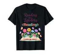 Los lectores Son líderes Leyendo Amantes de los Libros Maestras Mujeres Niños Camiseta gráfica económica