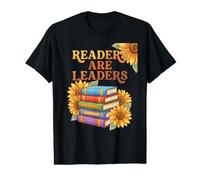 Los lectores Son líderes Leyendo Amantes de los Libros Maestras Mujeres Niños Camiseta gráfica económica