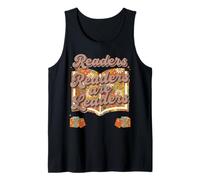 Los lectores Son líderes, Maestros, Amantes de los Libros de Lectura Retro y Vintage Camiseta sin Mangas